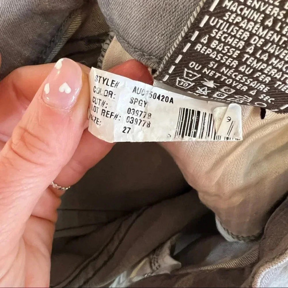 7 For All Mankind The Skinny Jean in Grey - Picture 8 of 9